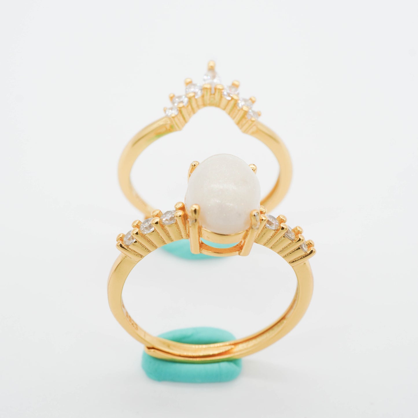 Auristelle Solitaire Breastmilk Ring