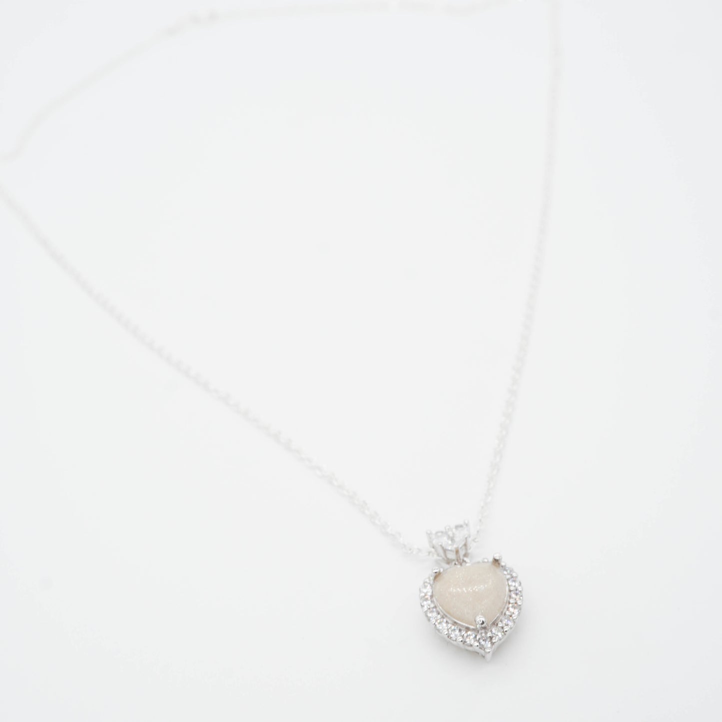 Heart Solitaire Breastmilk Pendant