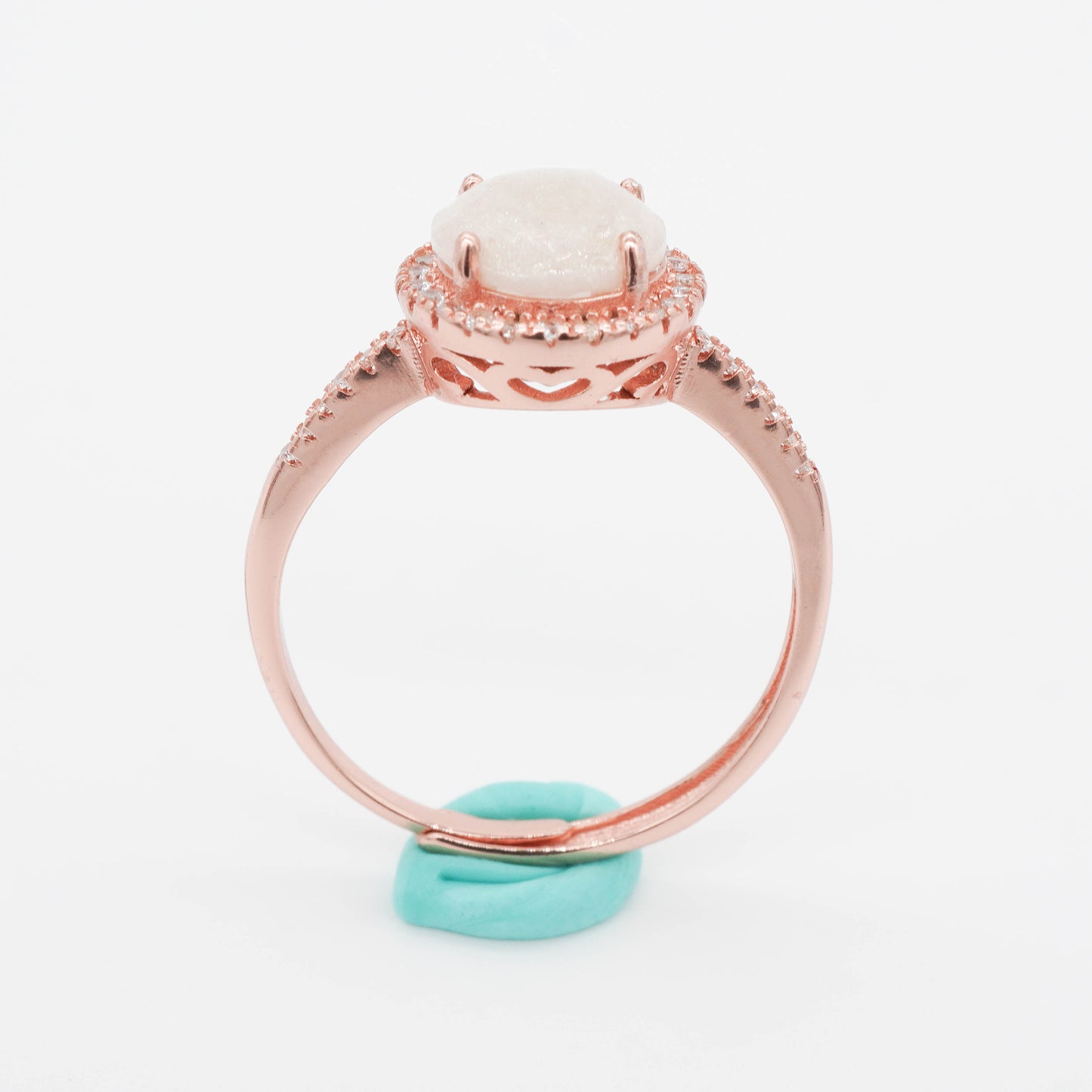 Classic Solitaire Breastmilk Ring
