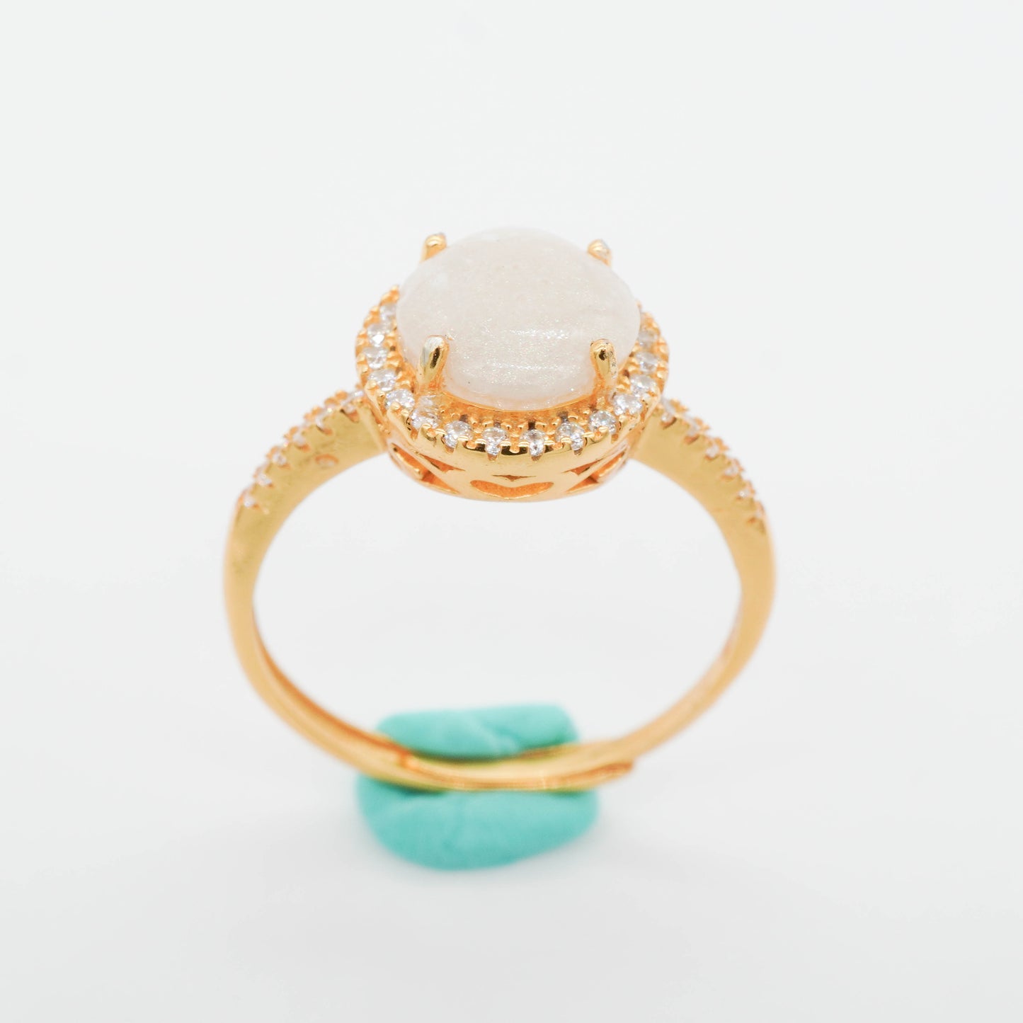 Classic Solitaire Breastmilk Ring