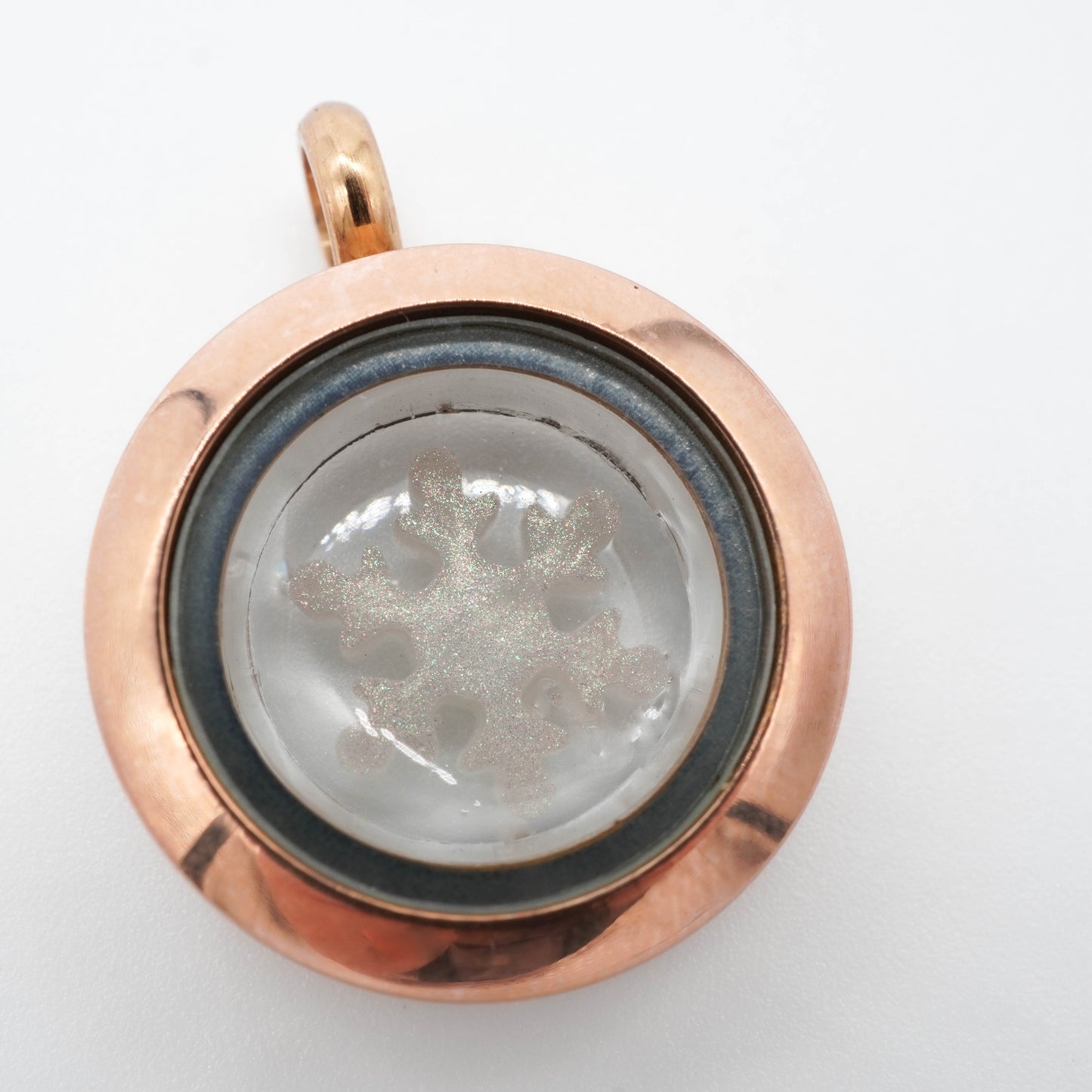 Mini Charm Locket with Clear Background