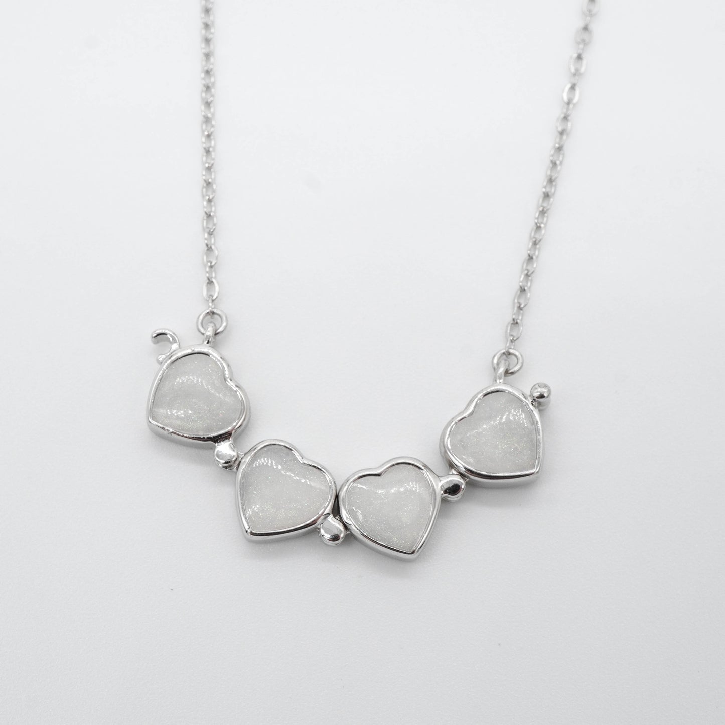 Clover Heart Breastmilk Necklace