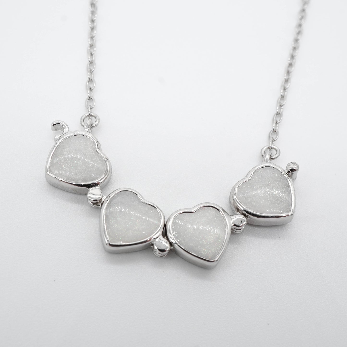Clover Heart Breastmilk Necklace