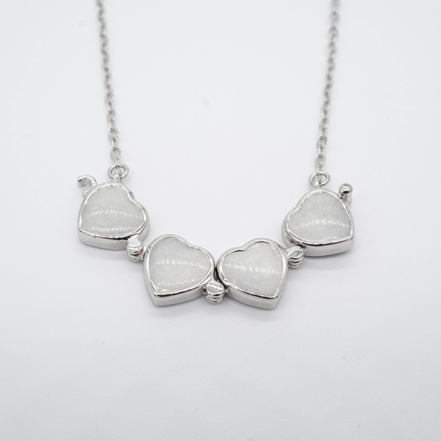 Clover Heart Breastmilk Necklace