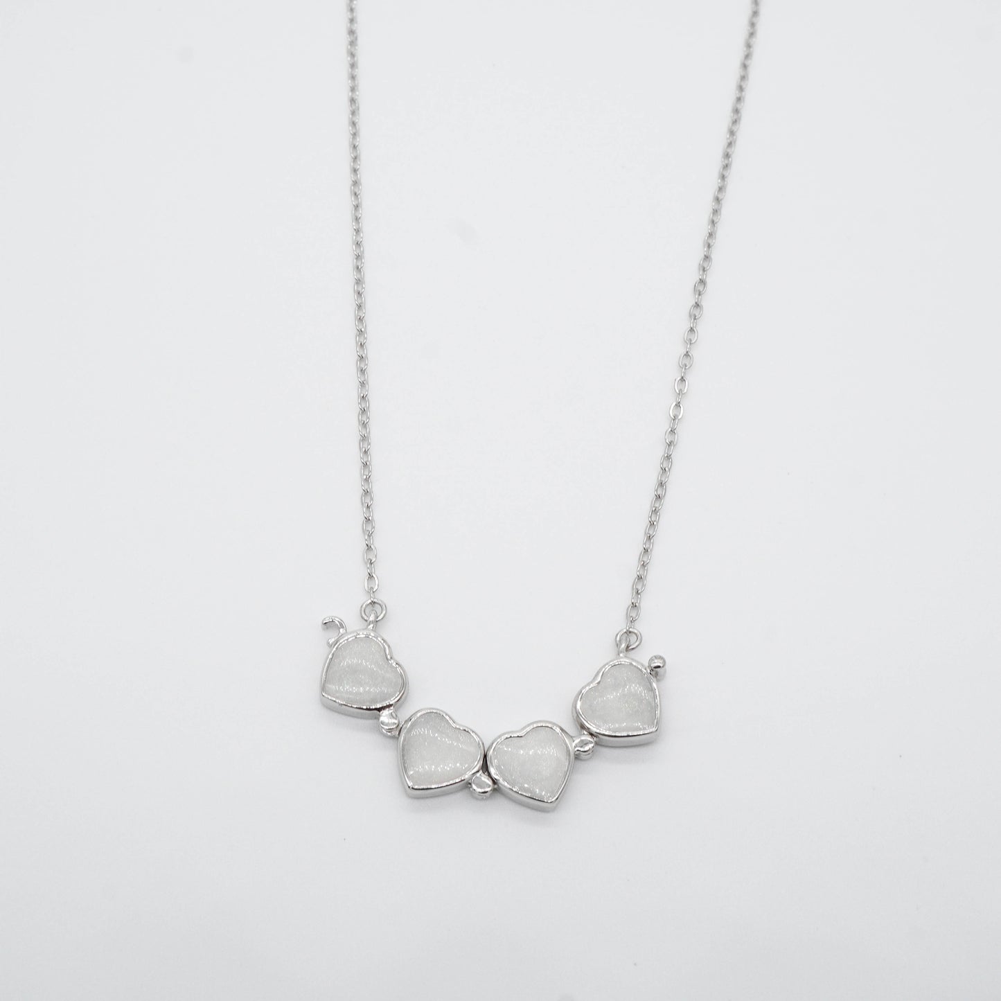 Clover Heart Breastmilk Necklace