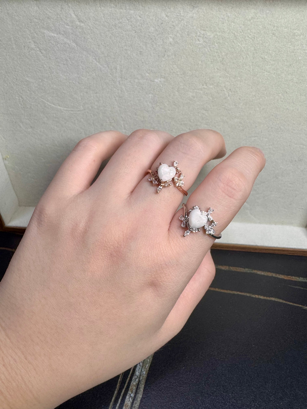 Giselle Solitaire Breastmilk Ring