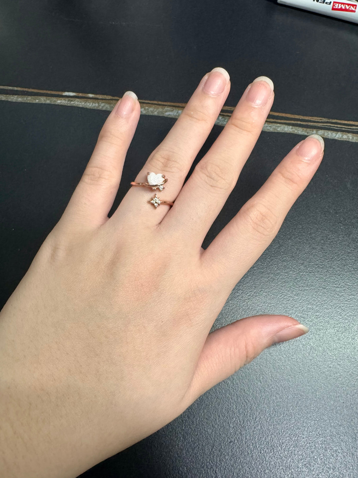Krystel Solitaire Breastmilk Ring