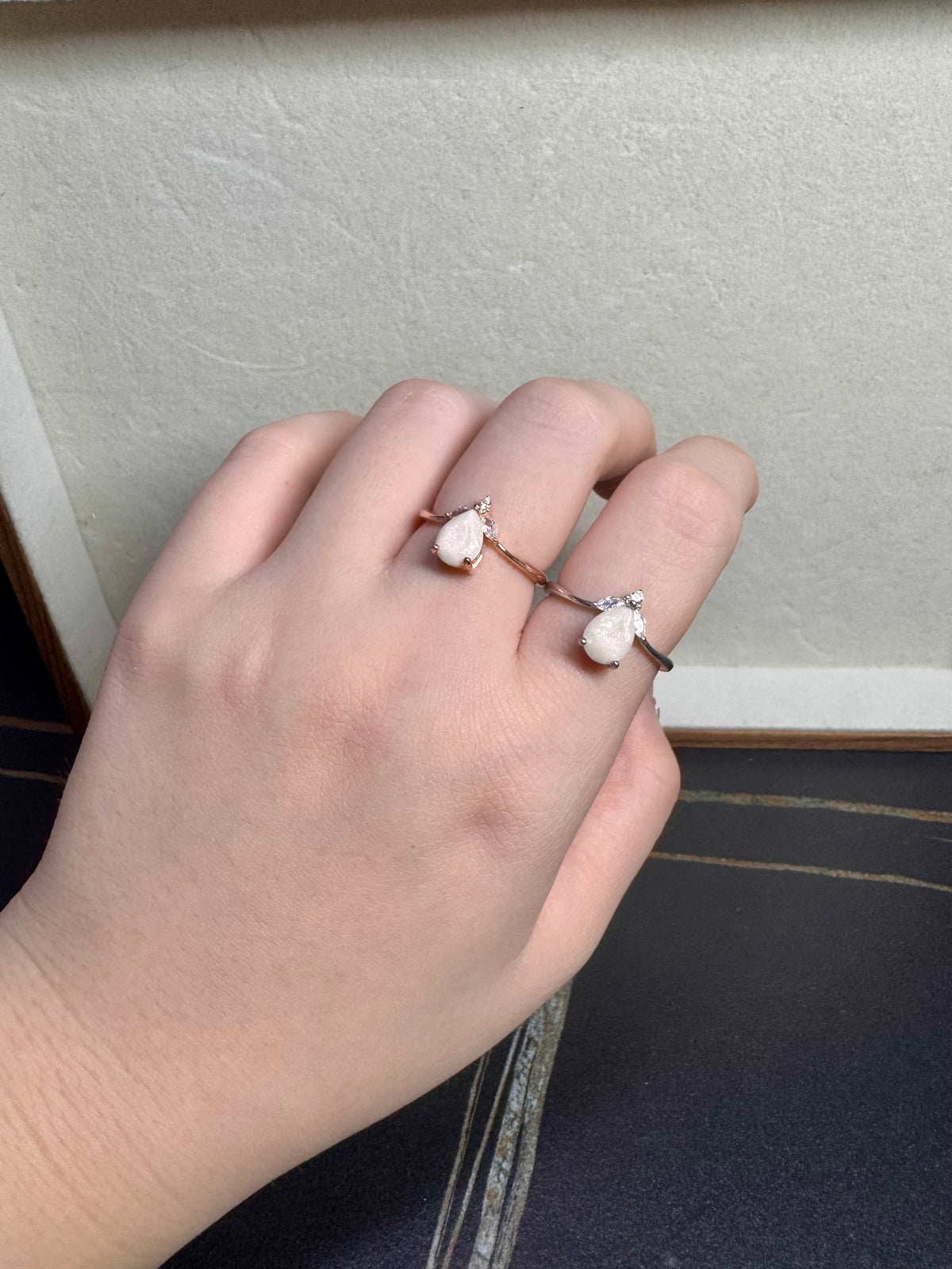 Veronica Solitaire Breastmilk Ring