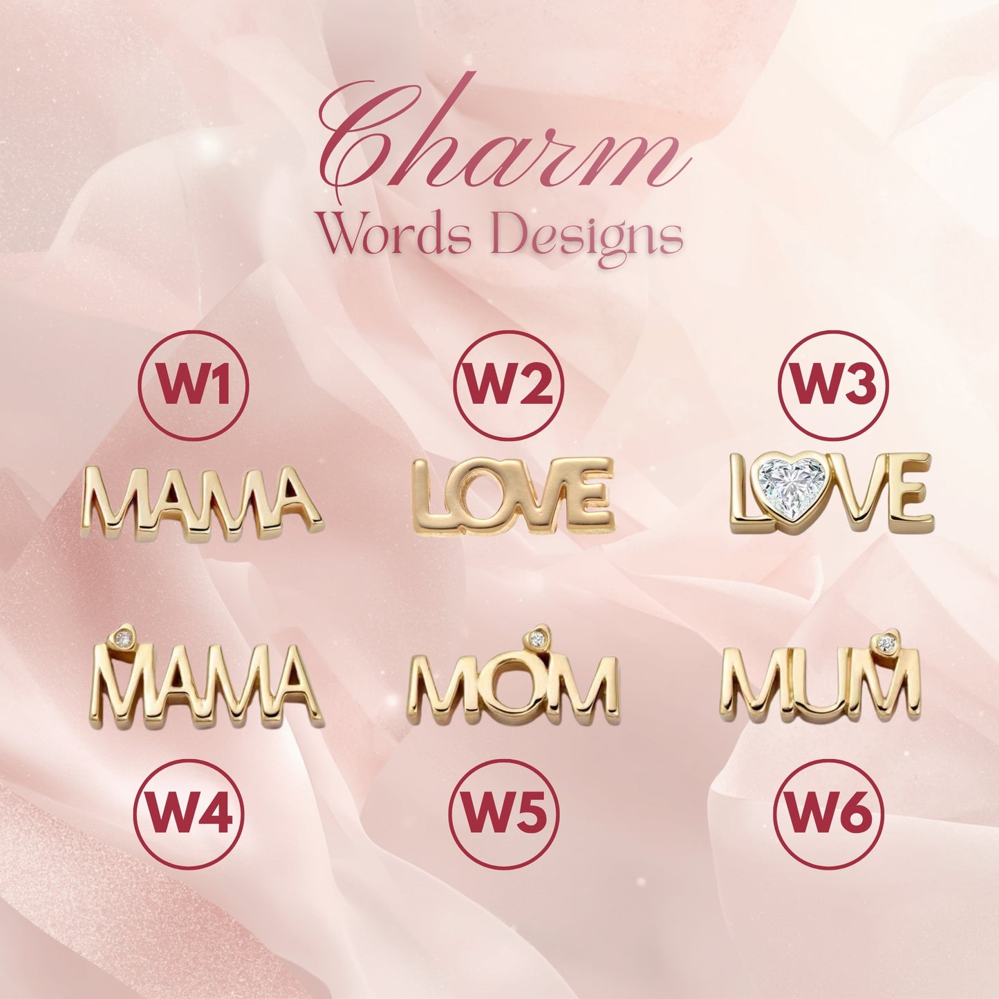 Jewels Round Charm Locket