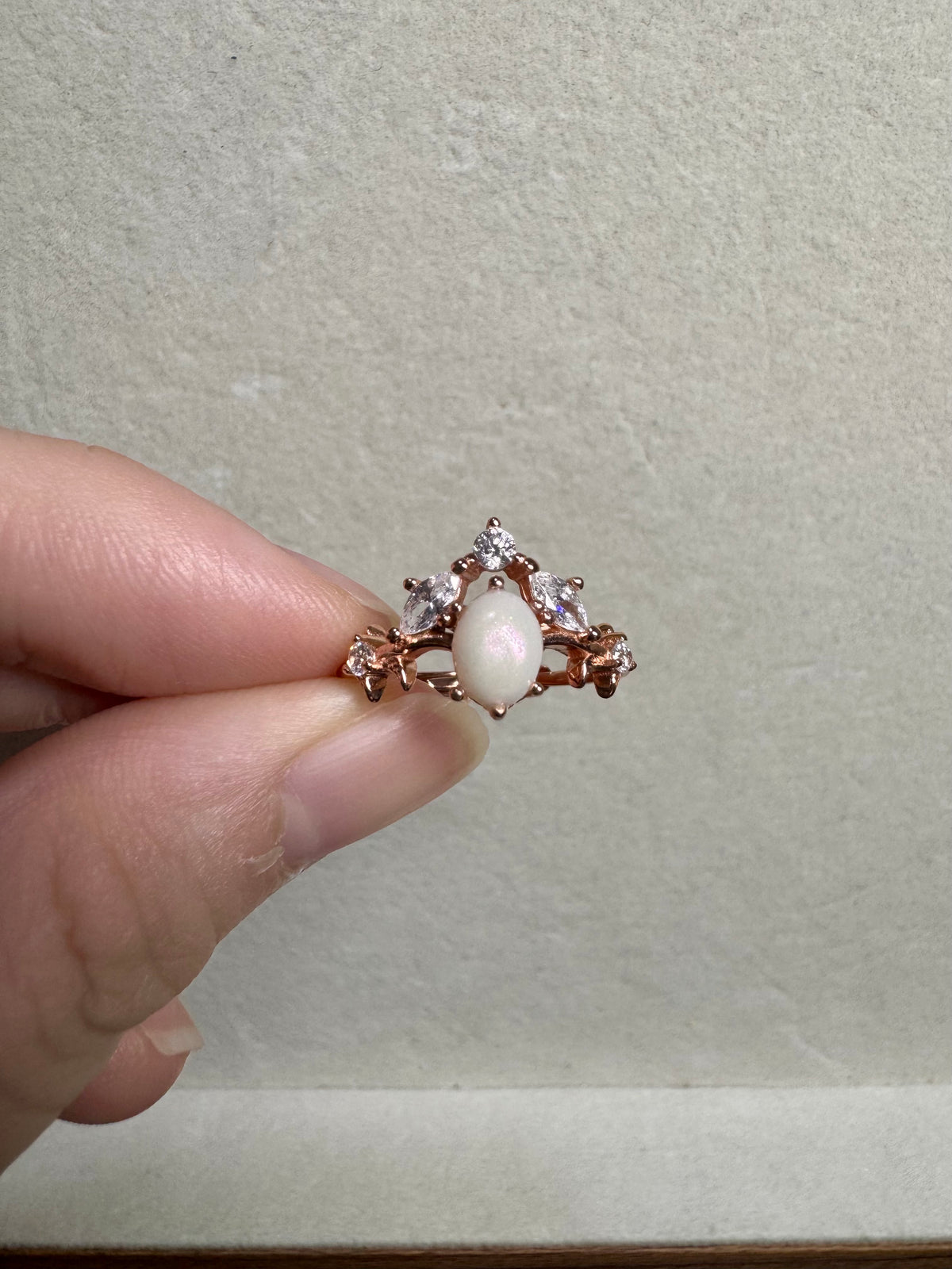 Anastasia Solitaire Breastmilk Ring