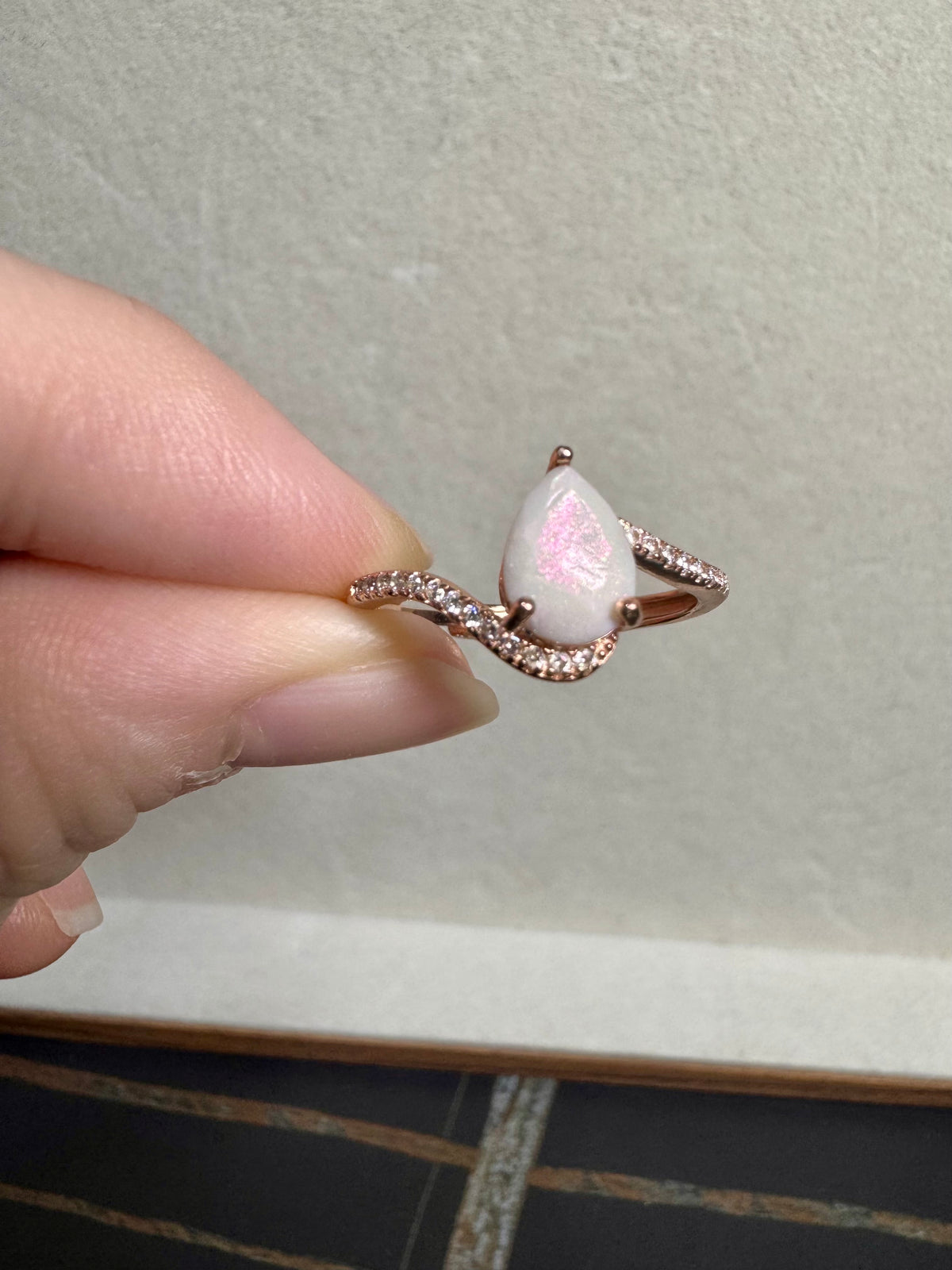 Emellia Solitaire Breastmilk Ring