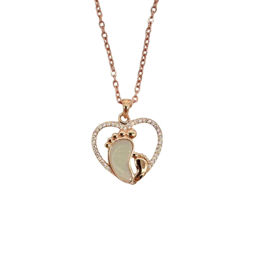 First Steps Heart Breastmilk Pendant