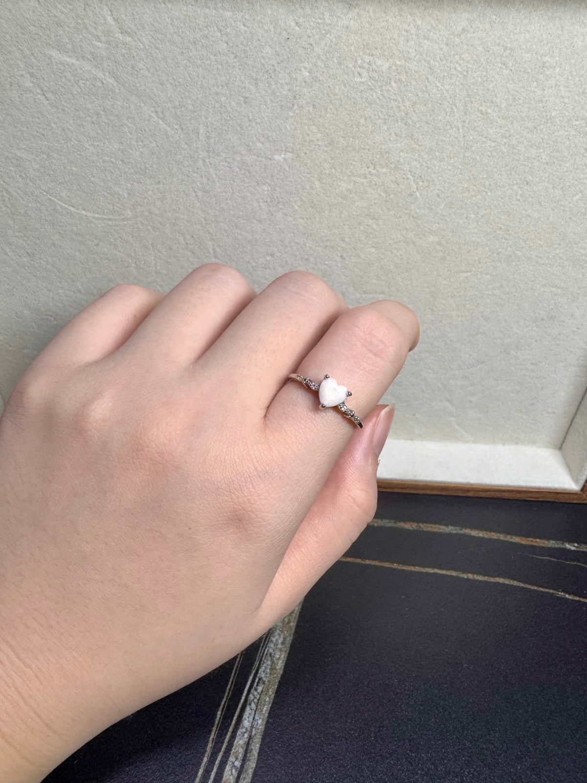 Maeve Solitaire Breastmilk Ring