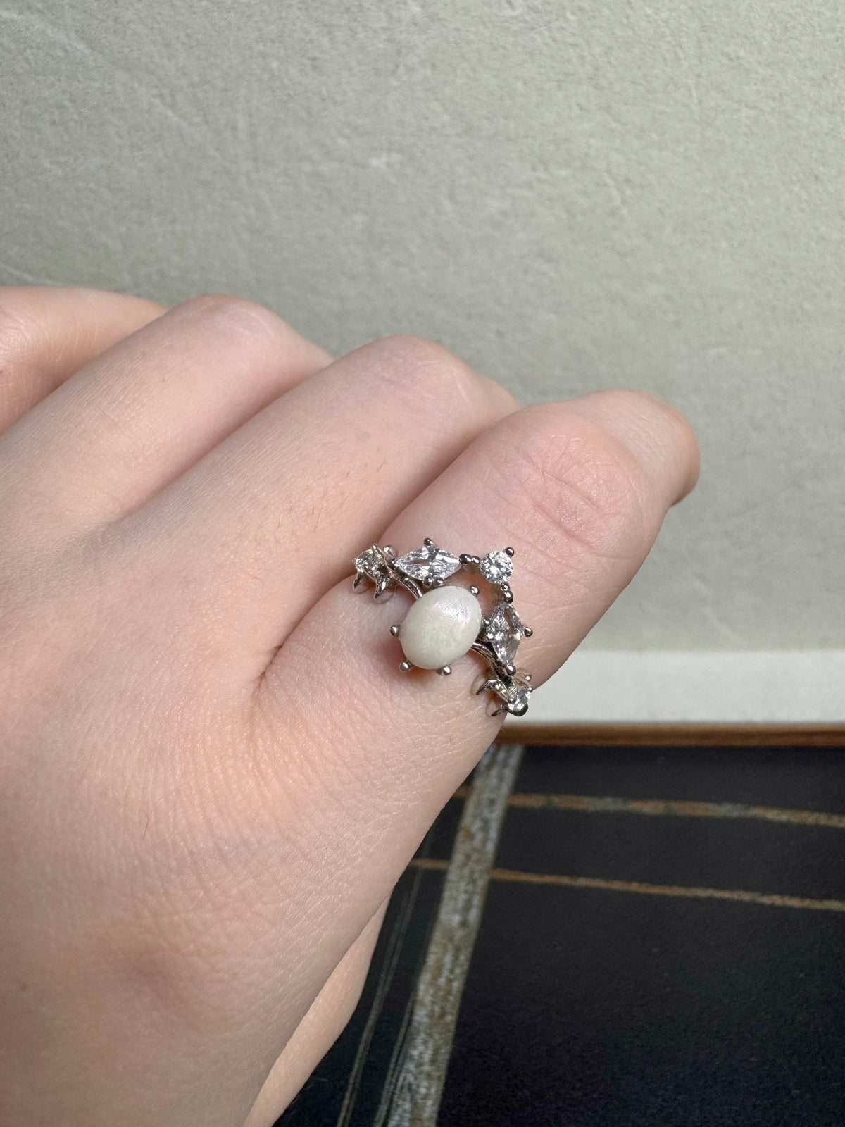 Anastasia Solitaire Breastmilk Ring