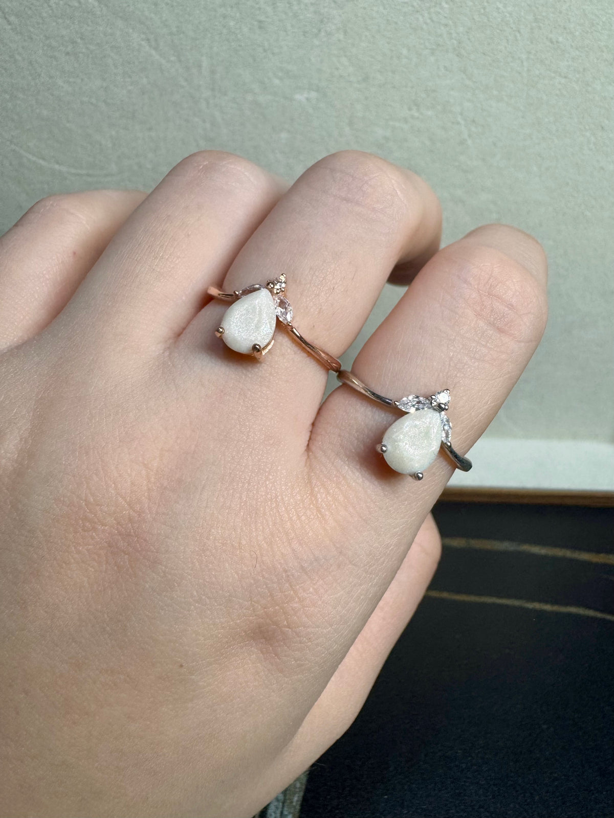 Veronica Solitaire Breastmilk Ring