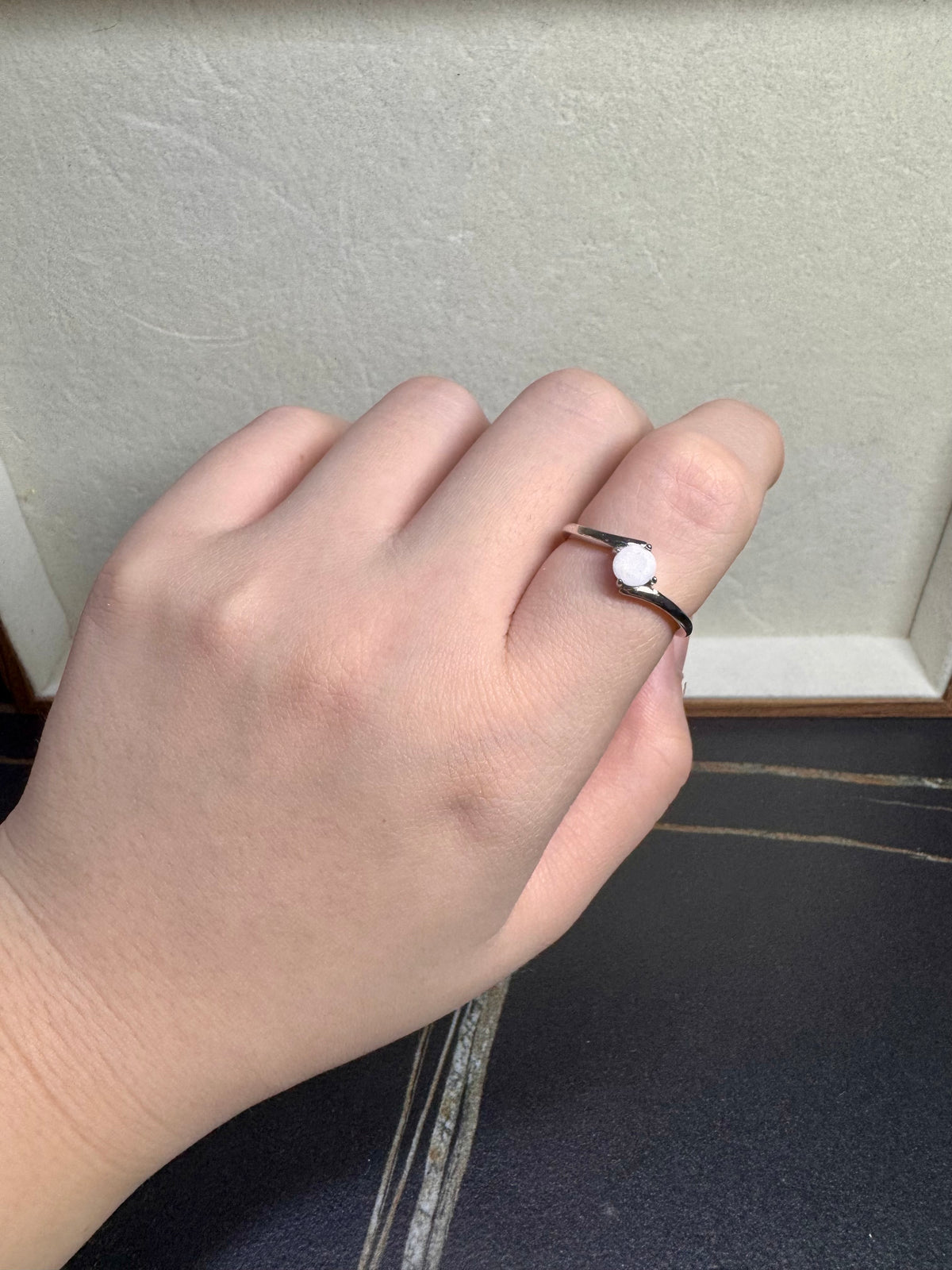 Vera Solitaire Breastmilk Ring