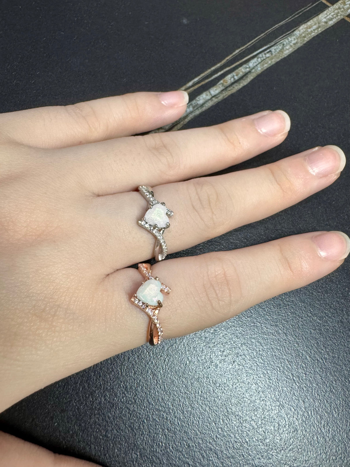 Rosalie Solitaire Breastmilk Ring