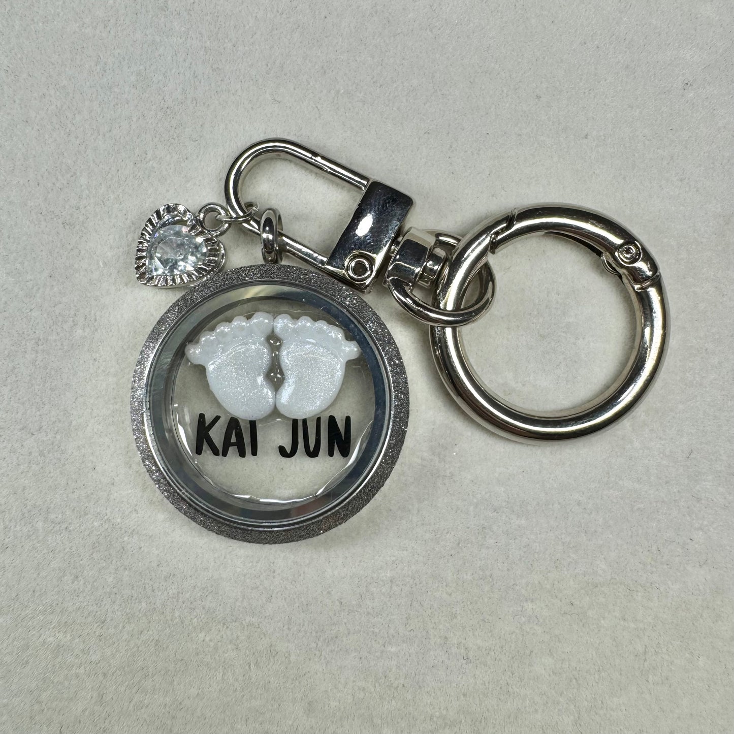 Signature Locket with Clear Background