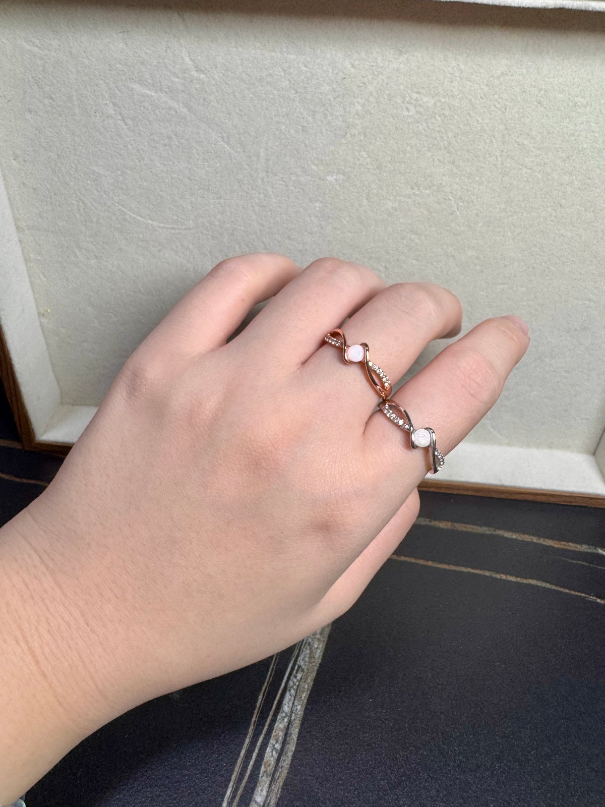 Sophie Solitaire Breastmilk Ring