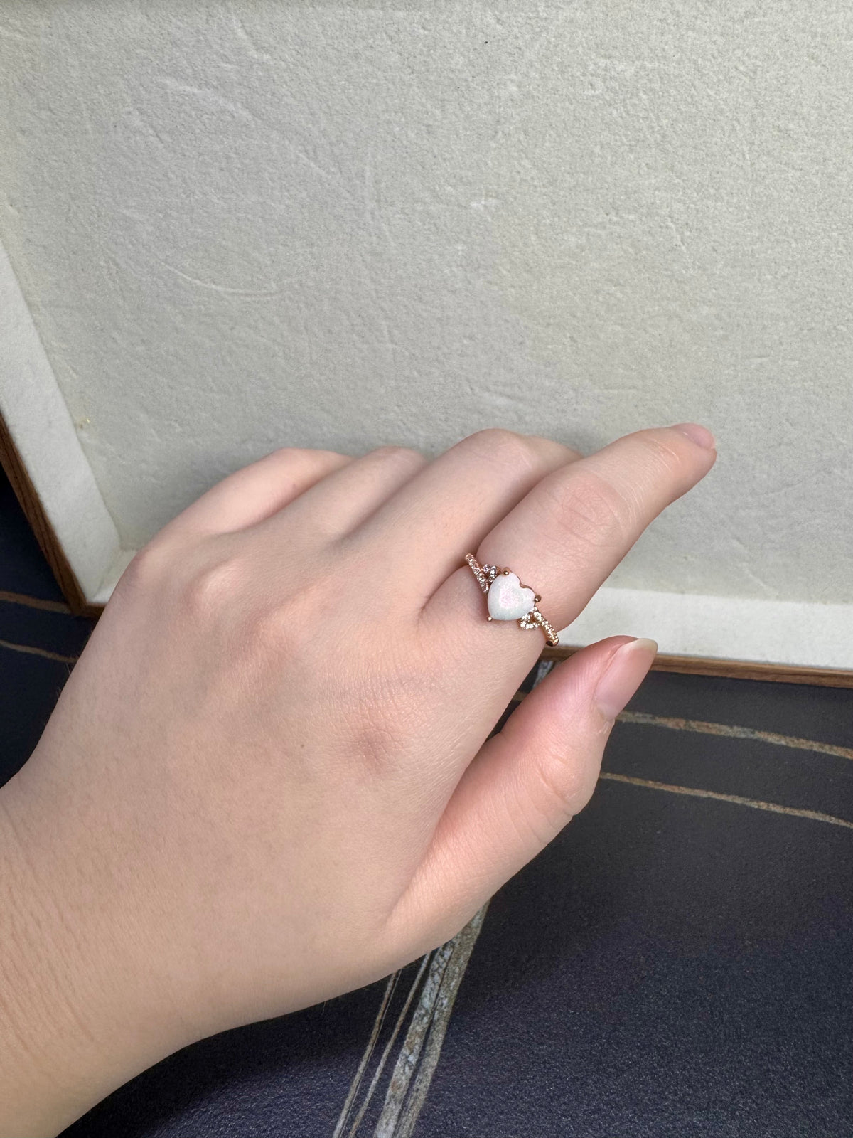 Angeline Solitaire Breastmilk Ring