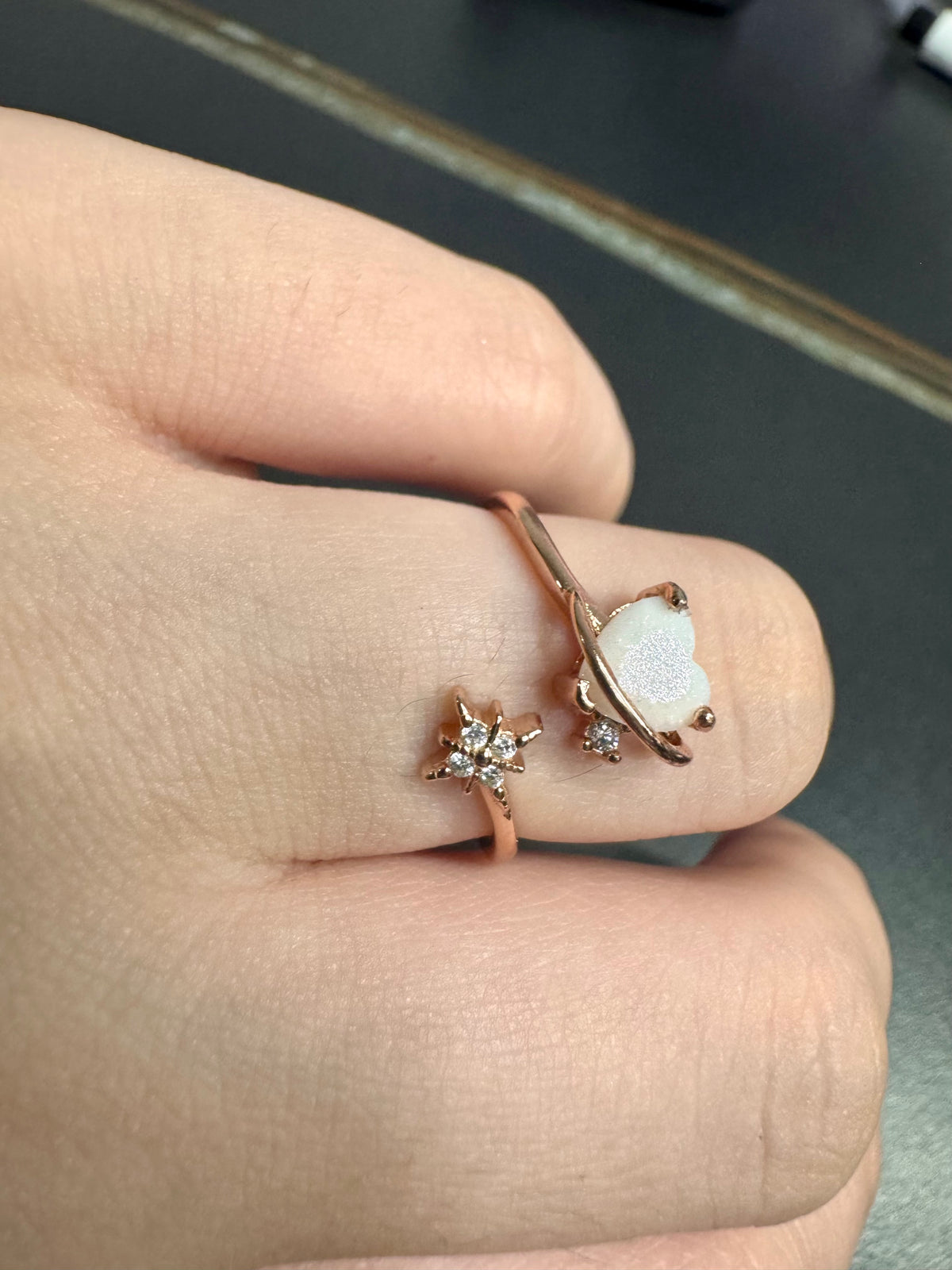 Krystel Solitaire Breastmilk Ring