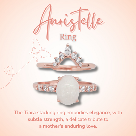 Auristelle Solitaire Breastmilk Ring