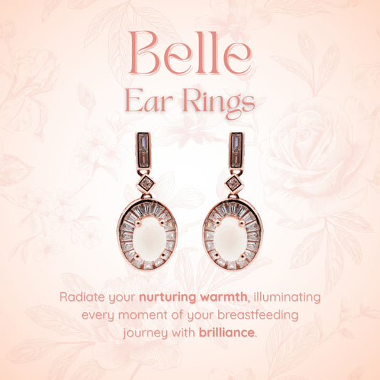 Belle Breastmilk Ear Rings