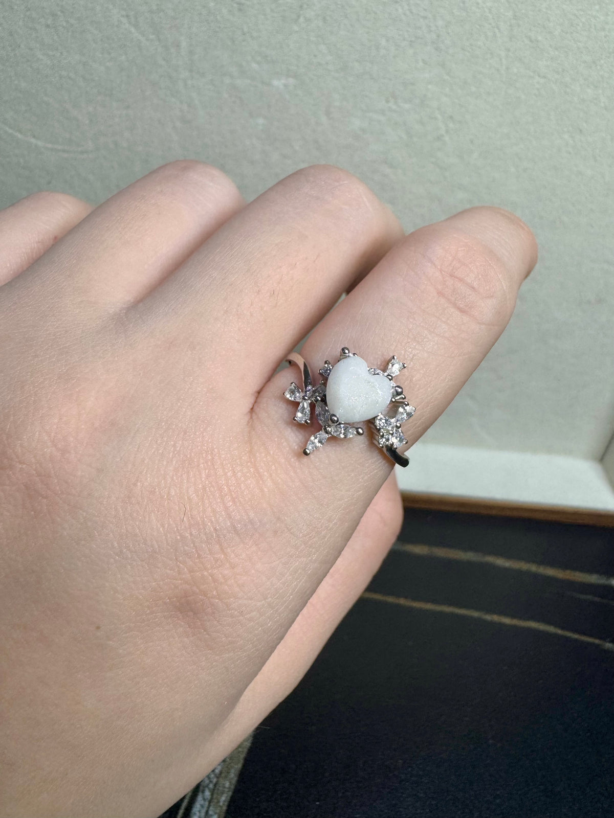 Giselle Solitaire Breastmilk Ring