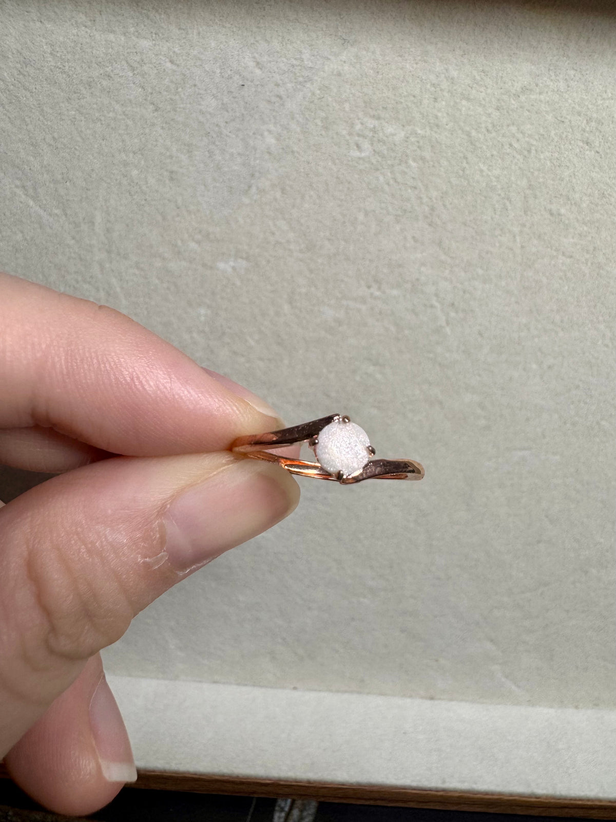 Vera Solitaire Breastmilk Ring