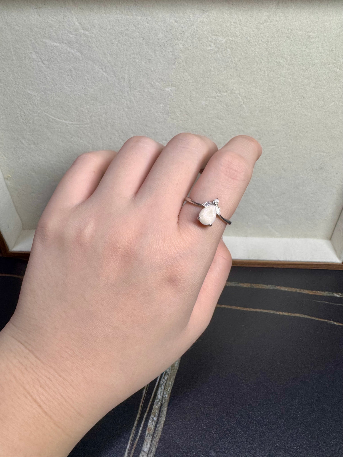 Veronica Solitaire Breastmilk Ring
