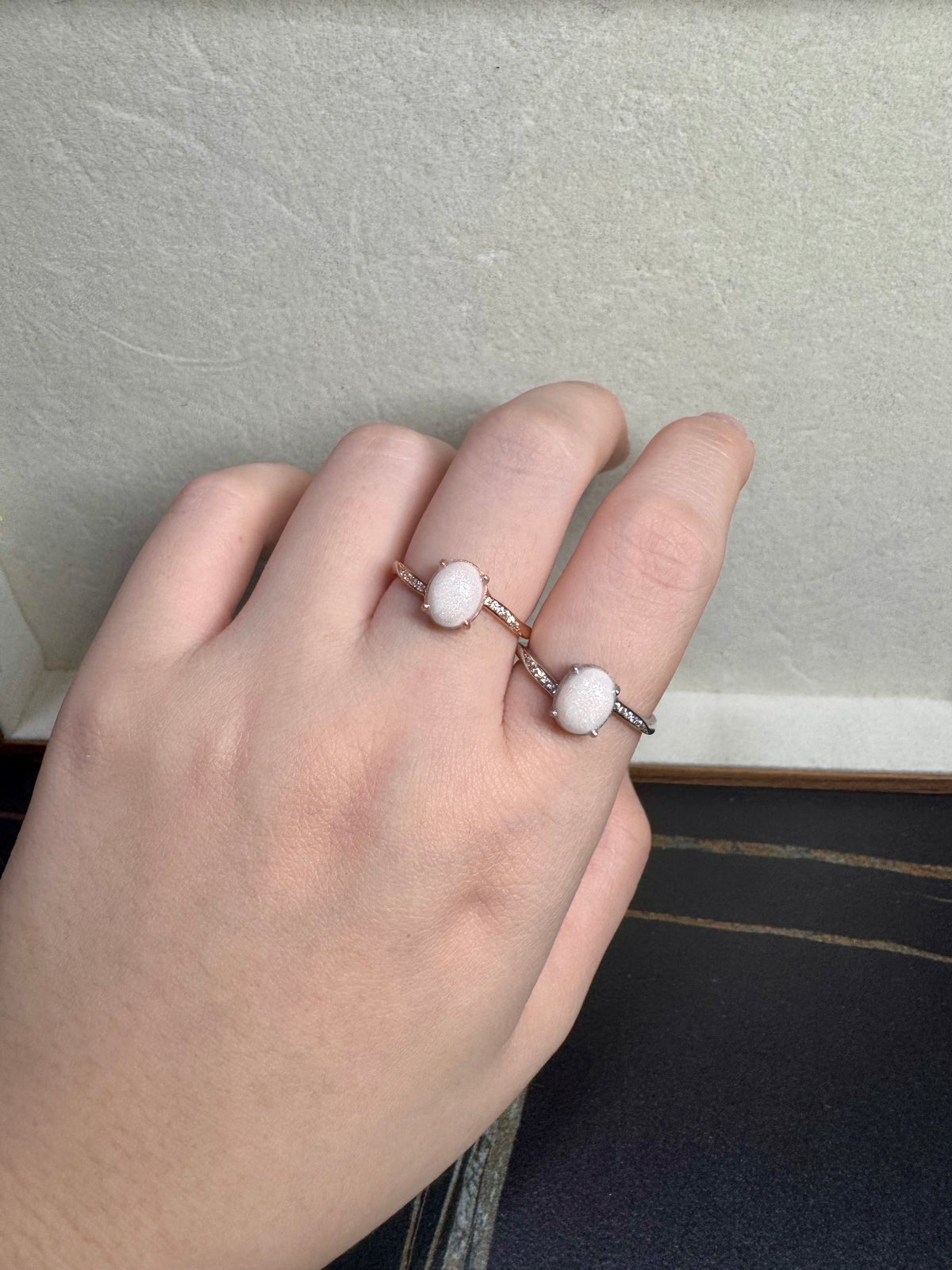 Briana Solitaire Breastmilk Ring