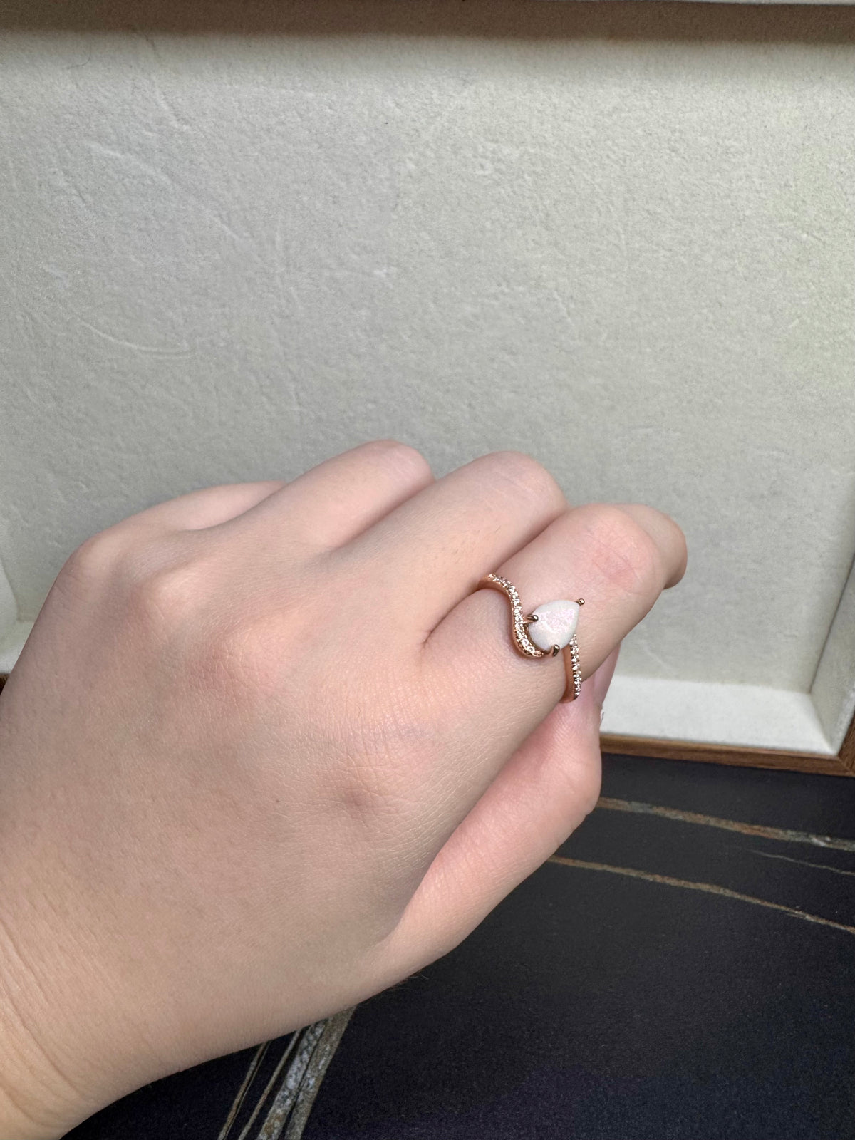 Emellia Solitaire Breastmilk Ring