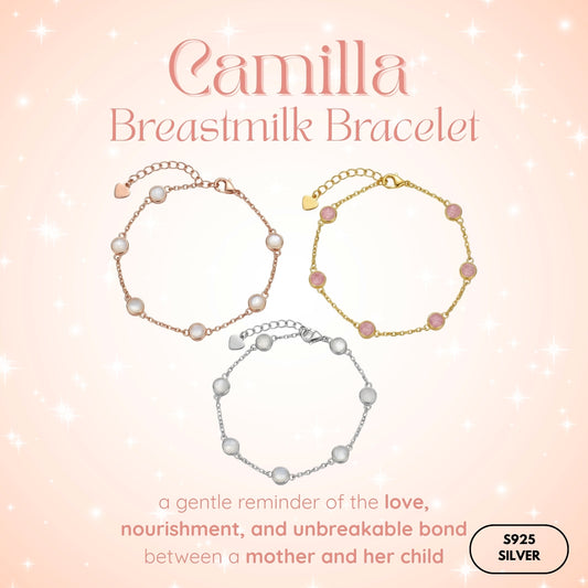 Camilia Solitaire Breastmilk Bracelet
