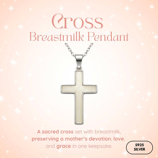 Cross Breastmilk Pendant