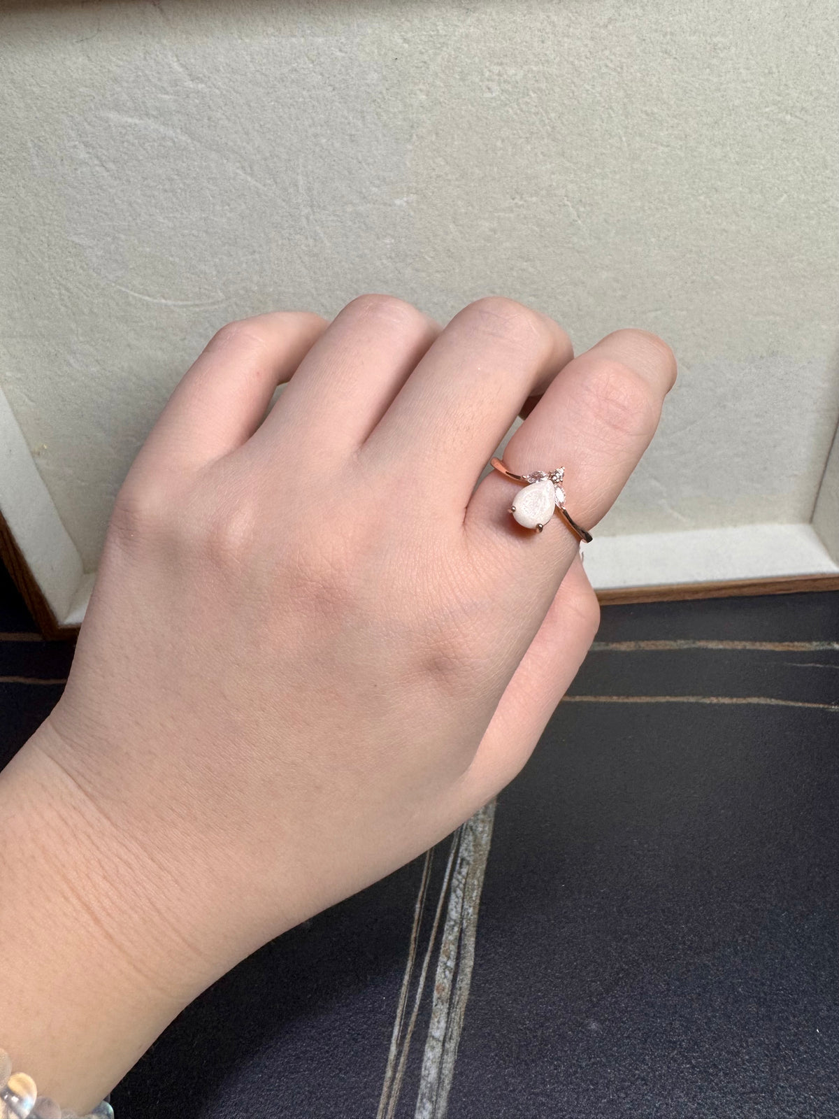Veronica Solitaire Breastmilk Ring