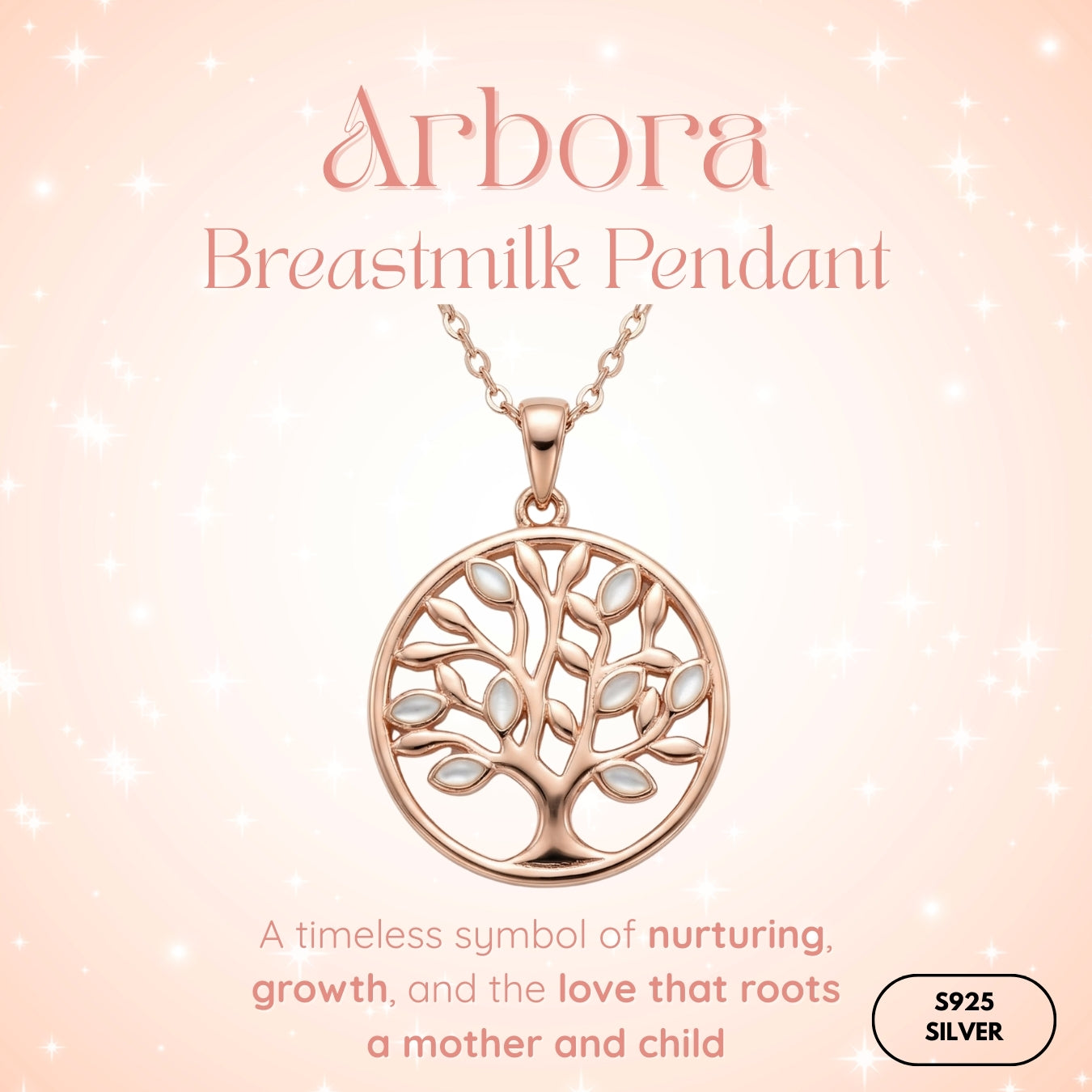 Arbora Breastmilk Pendant