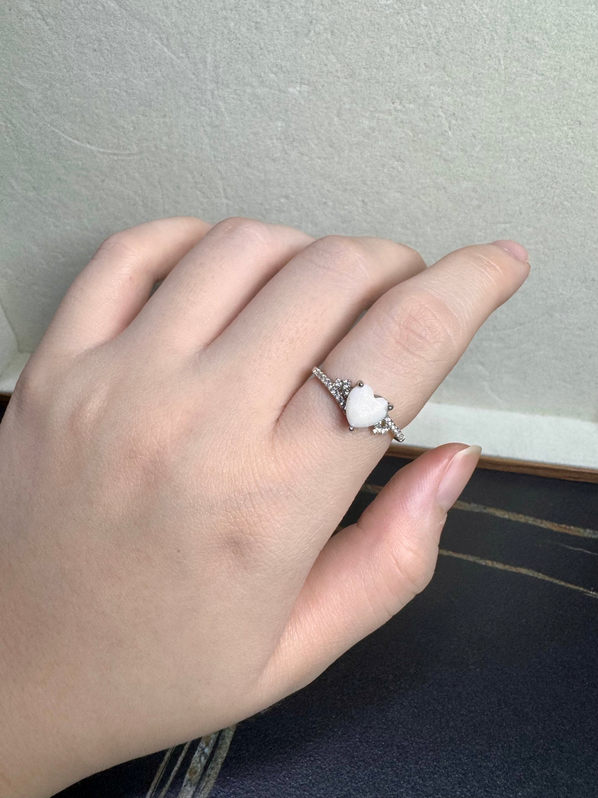 Angeline Solitaire Breastmilk Ring
