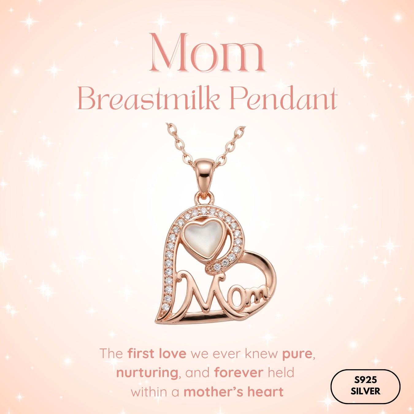 Mom Breastmilk Pendant