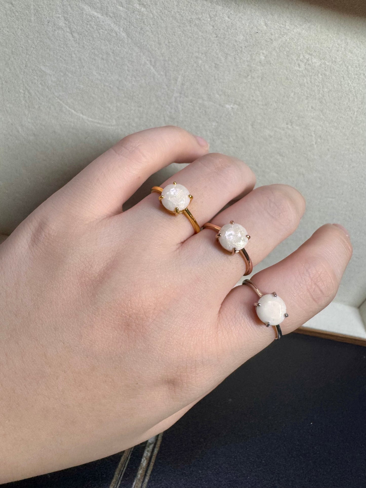 Pure Solitaire Breastmilk Ring