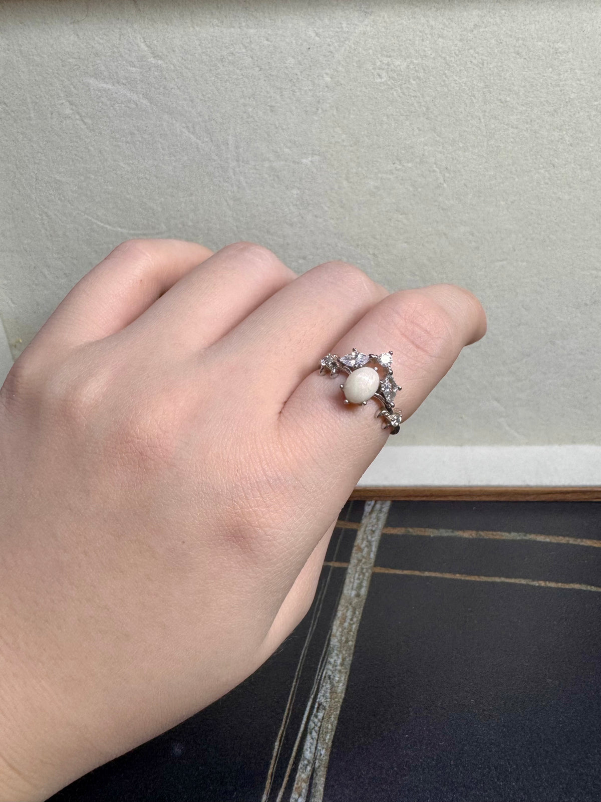 Anastasia Solitaire Breastmilk Ring