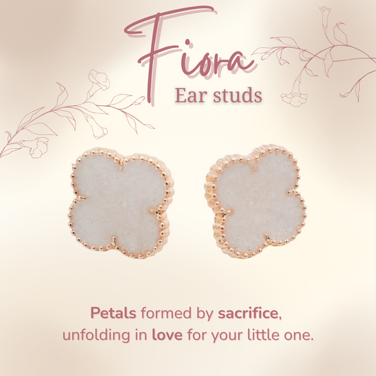 Fiora Breastmilk Ear Studs