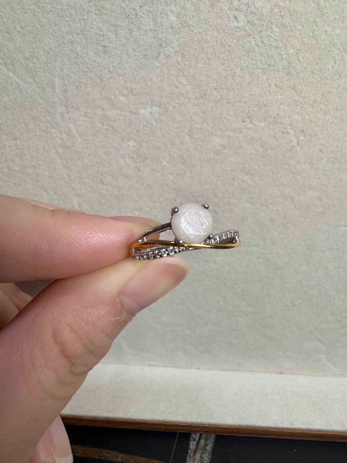 Laura Solitaire Breastmilk Ring