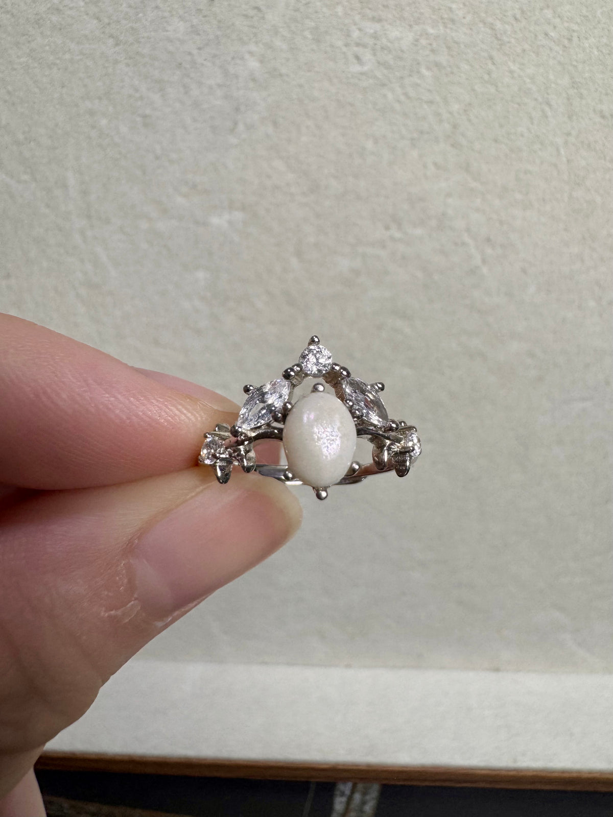 Anastasia Solitaire Breastmilk Ring