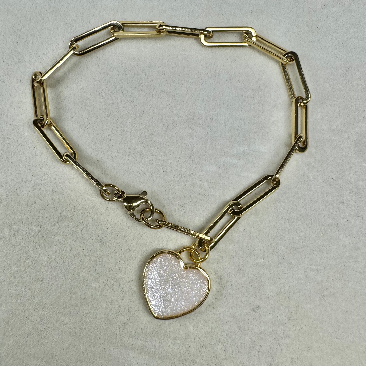 Ava Heart Breastmilk Bracelet