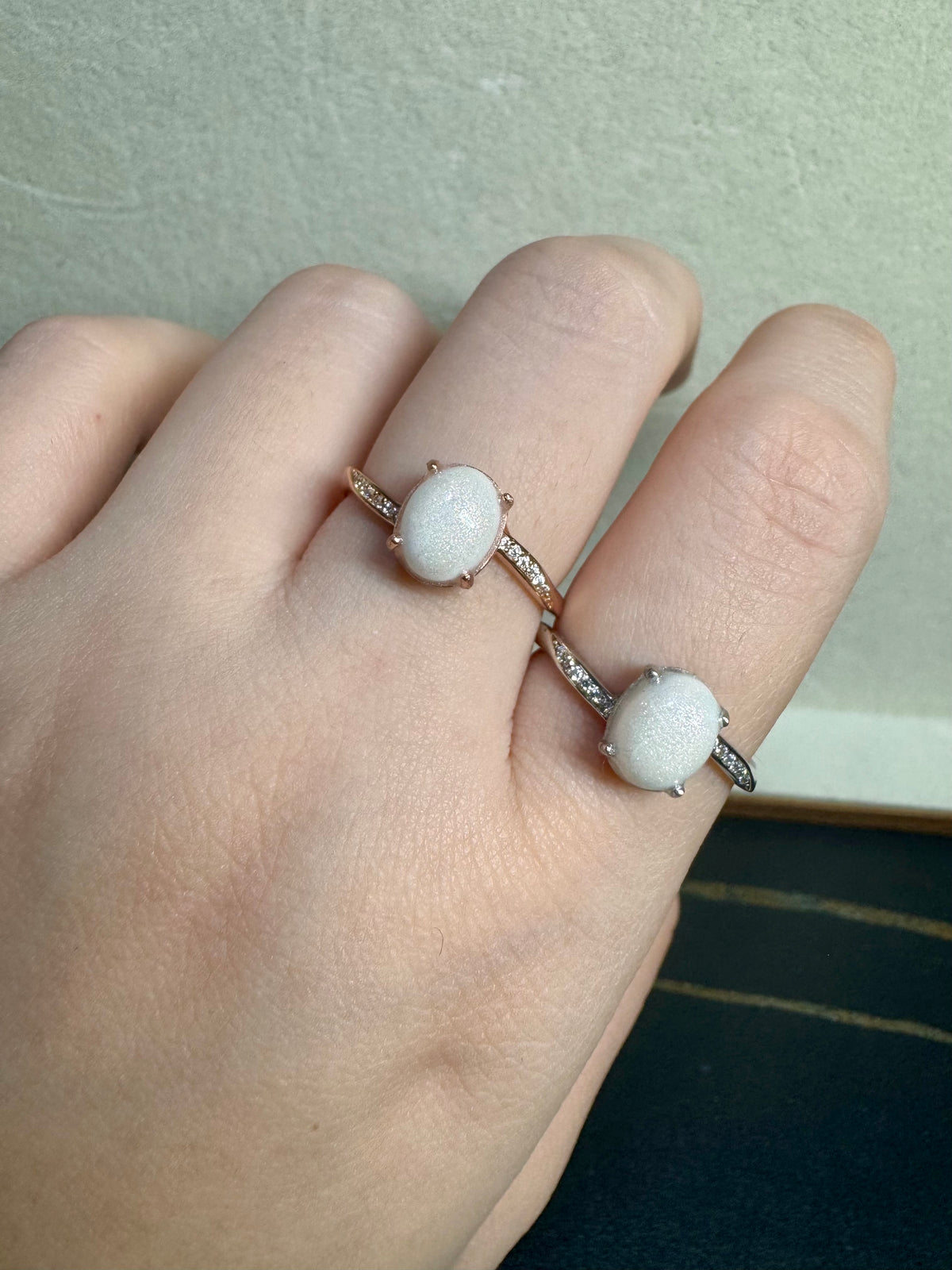 Briana Solitaire Breastmilk Ring