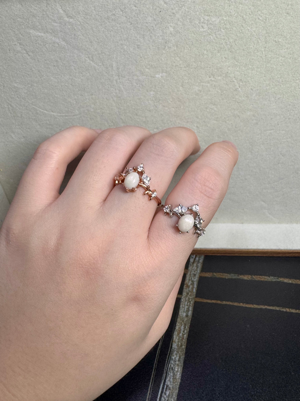 Anastasia Solitaire Breastmilk Ring