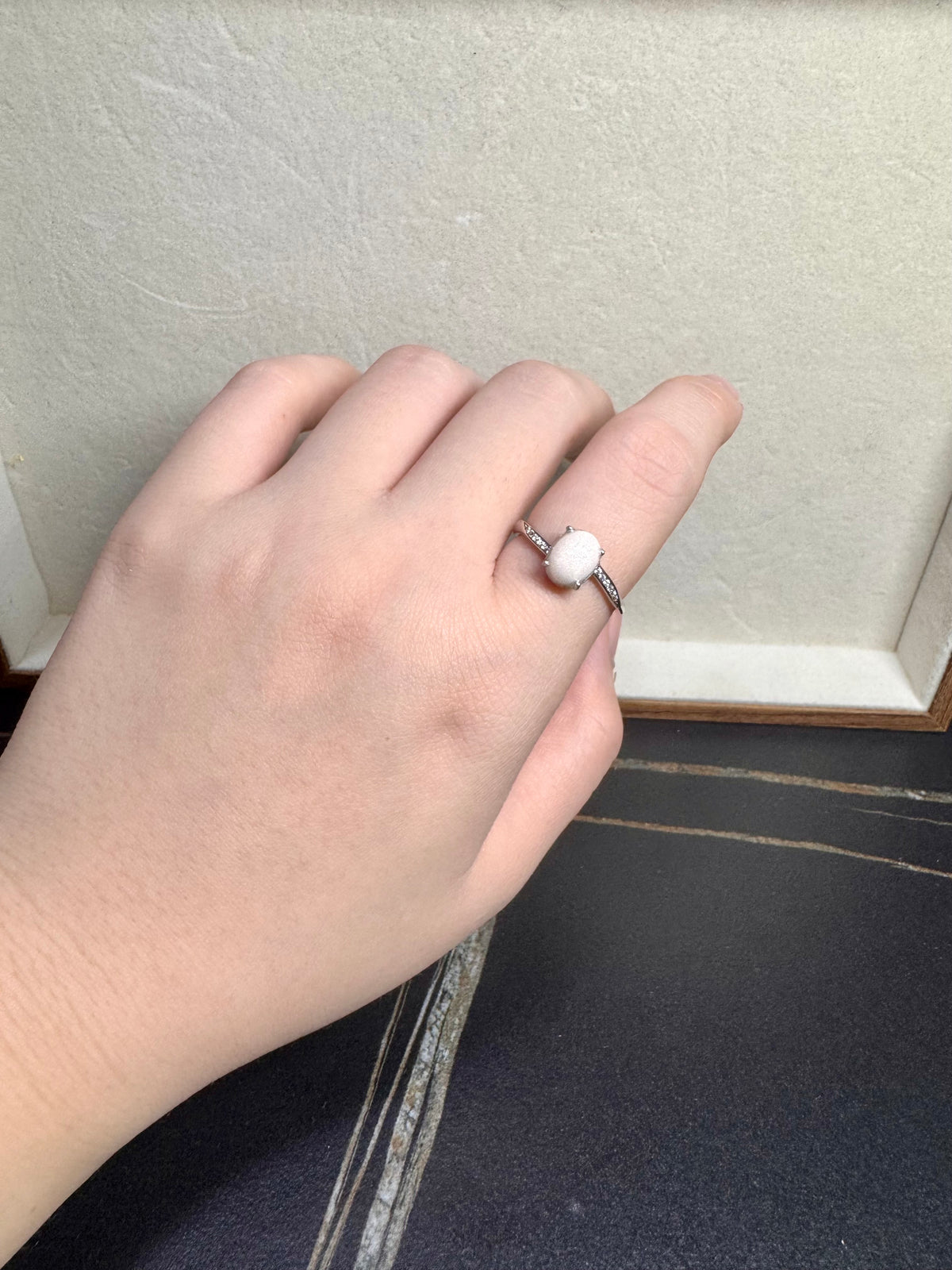 Briana Solitaire Breastmilk Ring