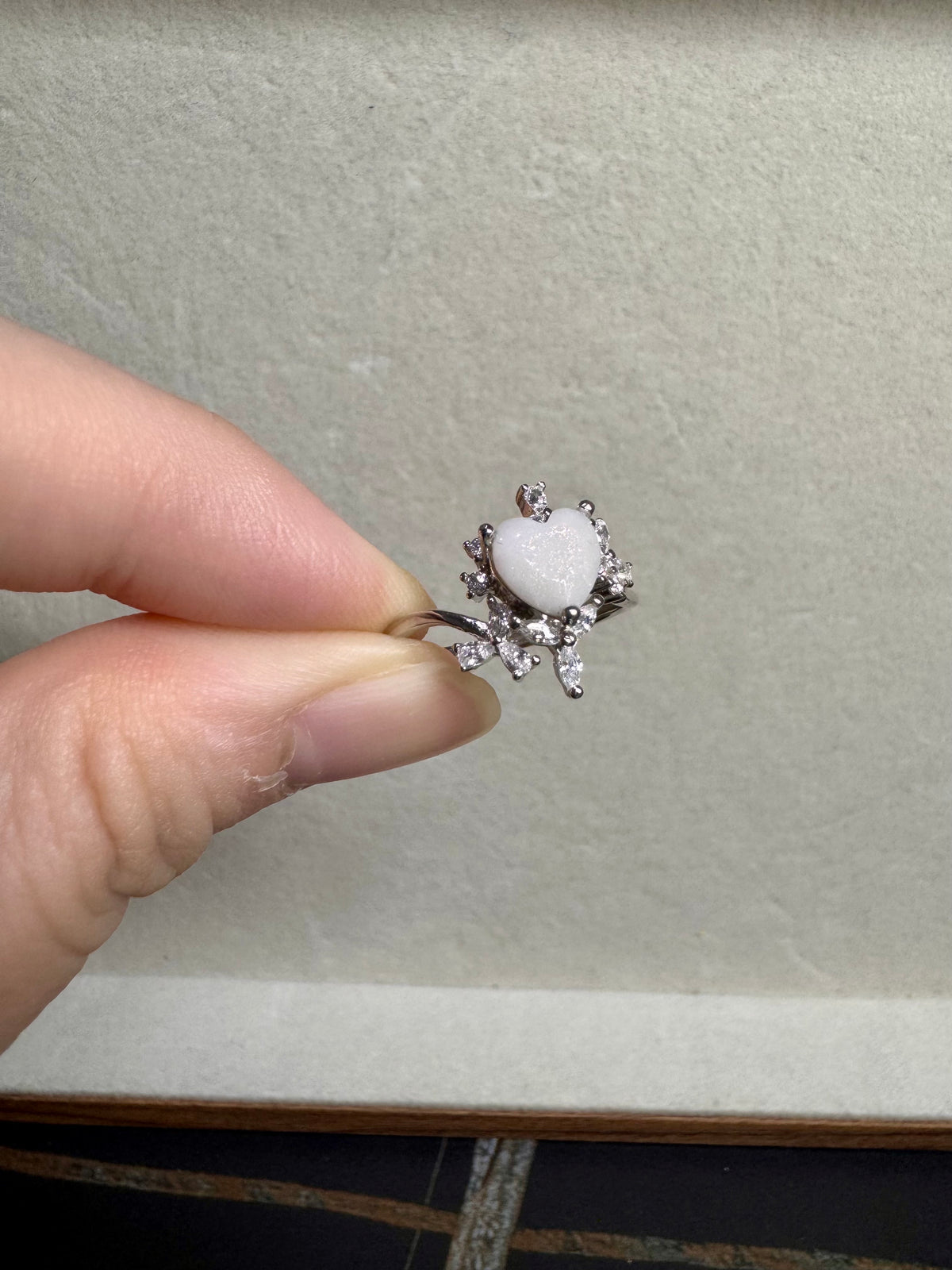 Giselle Solitaire Breastmilk Ring