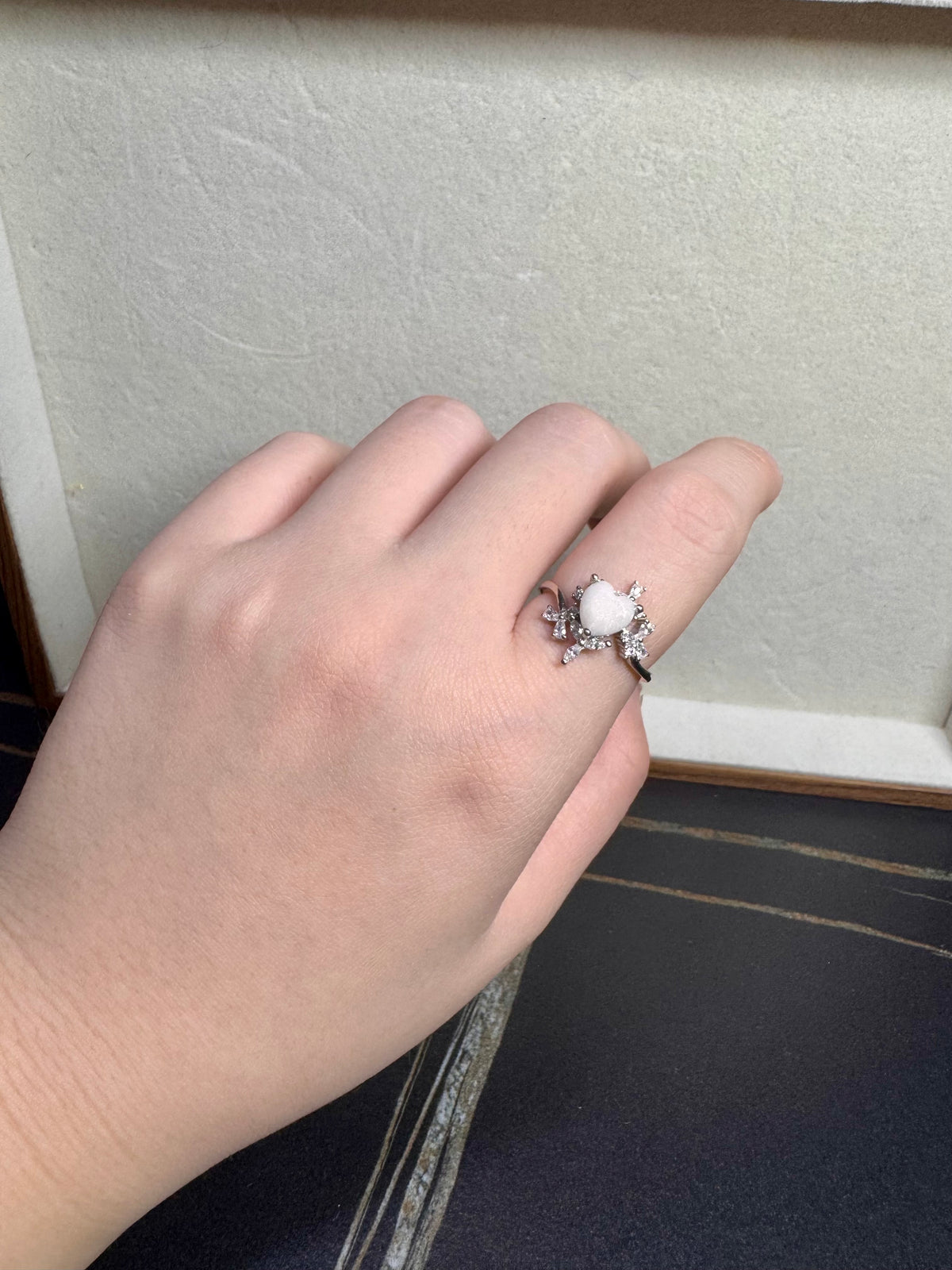 Giselle Solitaire Breastmilk Ring