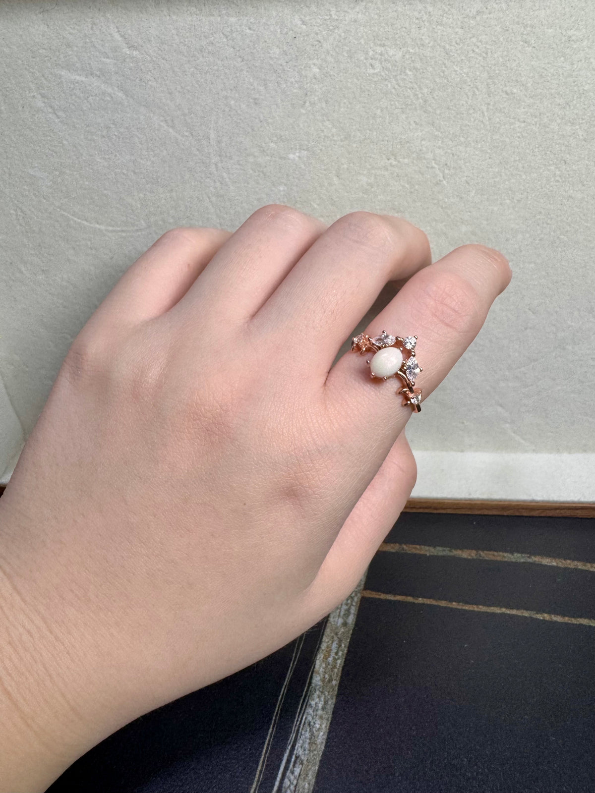 Anastasia Solitaire Breastmilk Ring